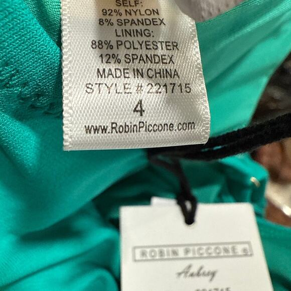 Robin Piccone Iceberg Aubrey Lace Up One Piece Sz 4 NWT - Picture 7 of 13
